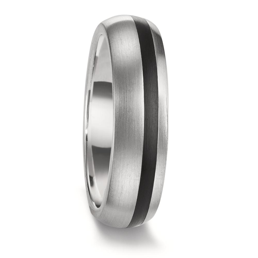 Partnerring TeNo Brillant Partner Ring TaMoR aus Edelstahl und Keramik 064.2100.D30.XX