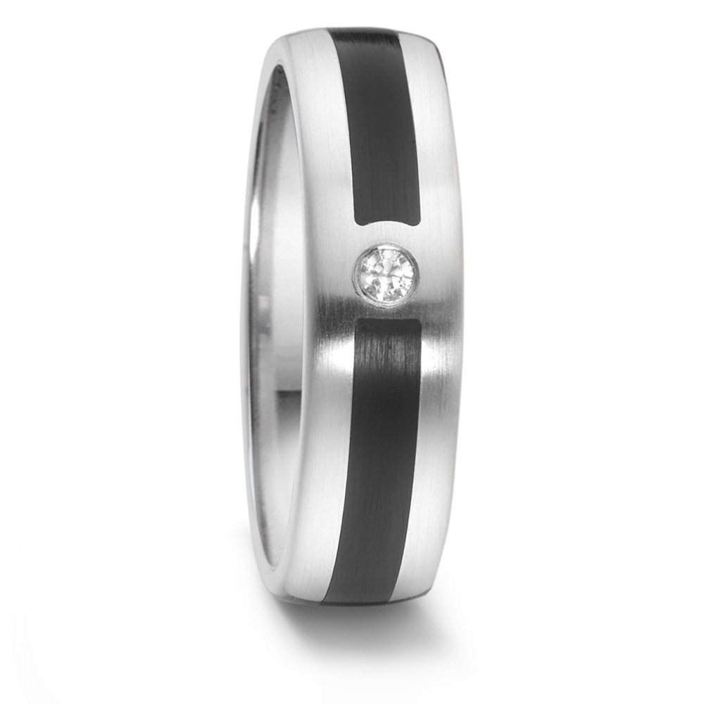 Partnerring Wir stellen die neueste Ergänzung unserer Schmuckkollektion vor: den Friendship Ring! Dieser Ring aus Edelstahl und Keramik ist das perfekte Accessoire für jeden Anlass. Er ist mit einem wunderschönen Tw-Si-Diamanten von 0,04 ct in einem 6 mm breiten, mattierten/polierten Band gefasst. Zeigen Sie Ihren Liebsten, dass Sie sich um sie kümmern und setzen Sie ein Zeichen mit diesem atemberaubenden Schmuckstück, das mit hochwertiger Handwerkskunst aus Deutschland hergestellt wird. Holen Sie sich Ihren Freundschaftsring noch heute! 064.2514.D51.XX