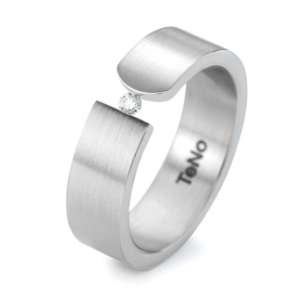 Fingerring TeNo Spannring YuNis mit 0,04 Carat Brillant TW/si 069.0274.XX