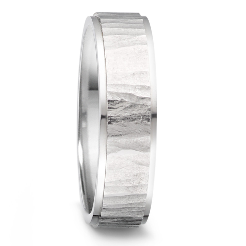 Partnerring TeNo Partnerring TaMoR aus Edelstahl mit groove Struktur 069.1300.D86.XX