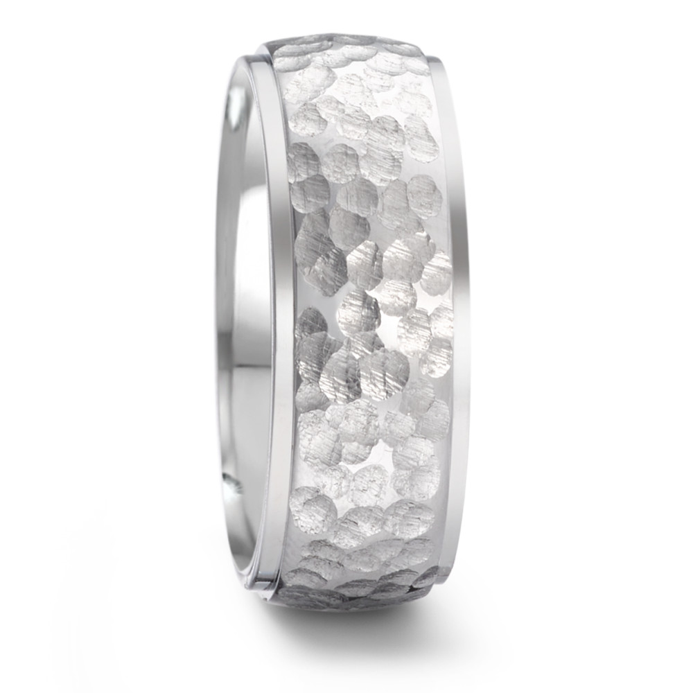 Partnerring TeNo Partnerring TaMoR Design Edelstahl mit groove Struktur 069.2600.D85.XX