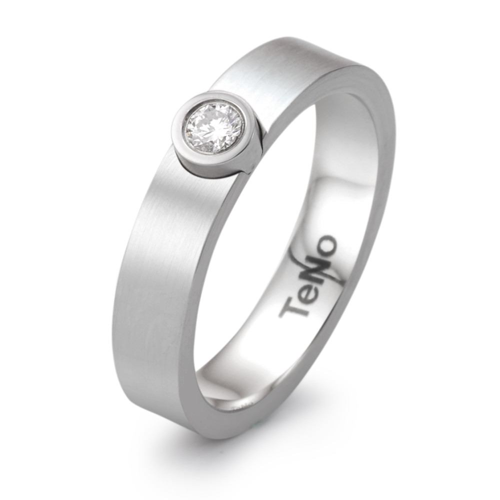 Fingerring TeNo Ring Adit mit Brillant 0,10 Carat TW/si  069.18Z11.XX