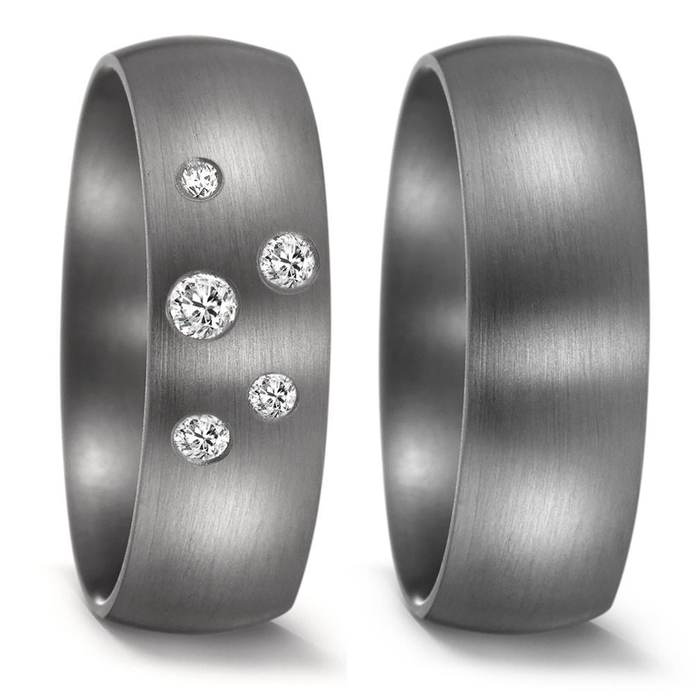 Partnerring Geschaffen für die Ewigkeit – stark, beständig und kostbar! Tantal ist ein äusserst selten vorkommendes, grafitgraues und extrem hartes Metall. Partner- und Trauringe aus Tantal sind ideal für alle Individualisten und kreative Paare, für die Platin und Gold einfach zu gewöhnlich sind. Die dunkleren Tantalringe lassen Diamanten und alle Goldtöne besonders schön strahlen. 