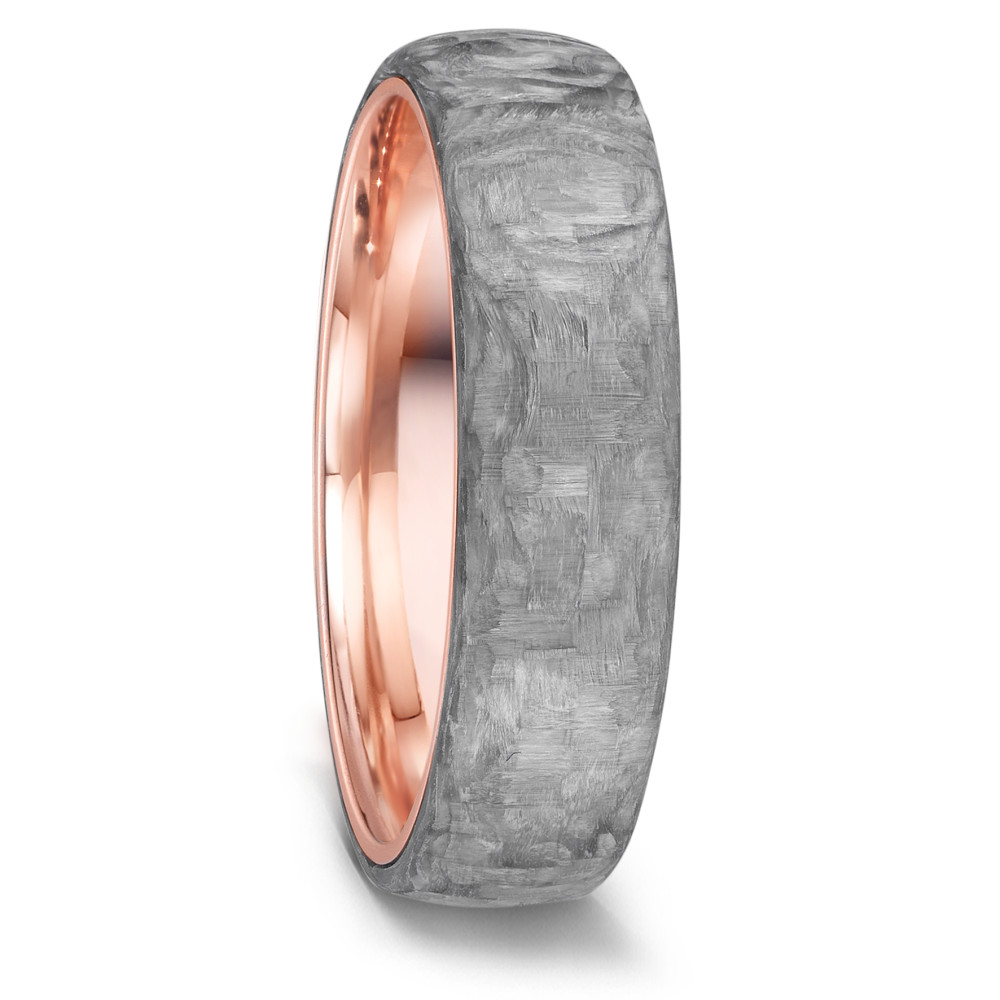 Partnerring TeNo Love Rings sind aussergewöhnliche Partnerringe und Trauringe von besonderer Raffinesse. Das schlichte und zeitlose Design macht diese Manufaktur-Ringe zur perfekten Wahl für einen modernen Lifestyle. Beim Modell ECSTATIC wird die massiv goldene Ringschiene von eleganter Grey Carbon-Ummantelung umgeben. Wählen Sie aus fünf Ringbreiten von 3, 4, 5 und 6 mm sowie über 500 Diamant-Varianten. 52661/001/000/N579