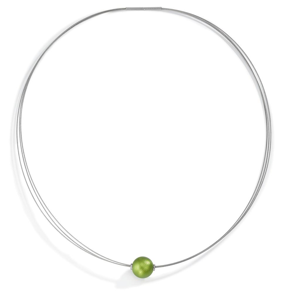 Collier Unaufgeregt, farbig und stilvoll: Das simple, minimalistische Design der TeNo-Globe-Kugelcolliers passt zu den unterschiedlichsten Fashion-Styles und eignet sich für nahezu jeden Anlass. Das Collier ist in diesen Farbtönen erhältlich: Moonstone-Grey, Light-Gold, Light-Rosé, Ruby-Red, Apple-Green und Lapis-Blue. 