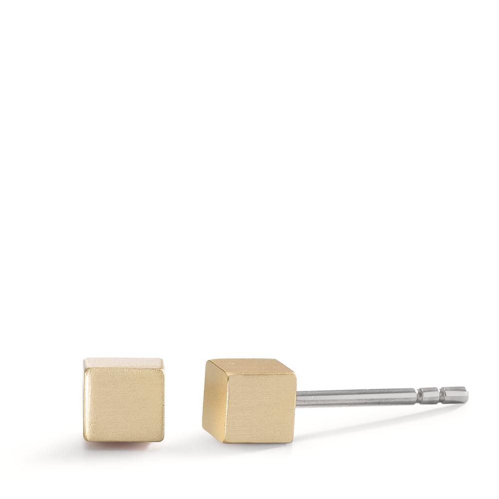 Ohrstecker Die TeNo Ohrstecker Cube passen mit ihrem modernen und minimalistischen Design zu zahlreichen Looks. Im stylishen Würfeldesign und zartem Goldton bieten sie vielerlei Möglichkeiten zum Kombinieren mit anderen Ohrsteckern. In diesen Farben erhältlich: Moonstone-Grey, Light-Rosé, Ruby-Red, Apple-Green, Lapis-Blue sowie nachtschwarzer Carbon-Edelstahl Version. Die optimale Form der Verschlüsse sorgt für ein optimales Tragegefühl und erleichtert das An- und Abnehmen der Ohrstecker. 