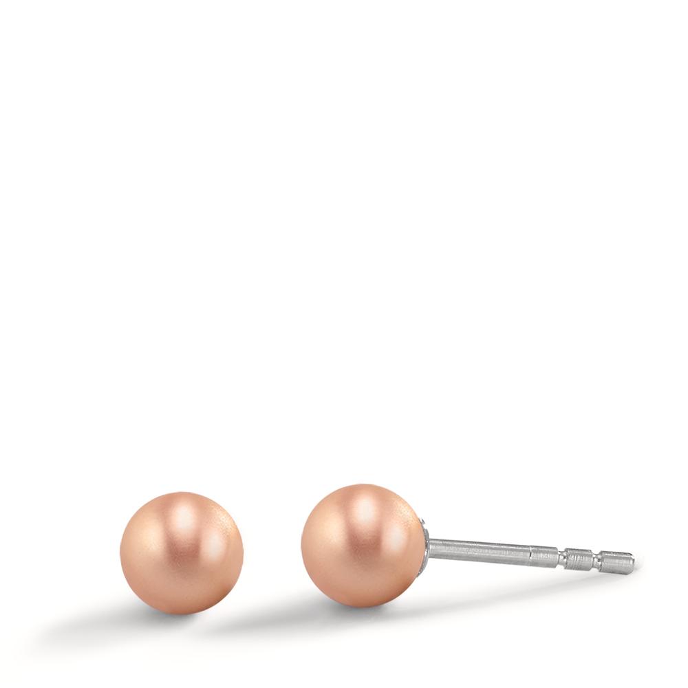 Ohrstecker Zeitlose Damen Ohrstecker aus hochwertigem Edelstahl mit feiner Aluminiumperle in elegantem Roségold. Leicht, hautfreundlich und vielseitig kombinierbar – das perfekte Accessoire für jeden Anlass. Ein eleganter Blickfang für Ihren Alltag und besondere Momente.