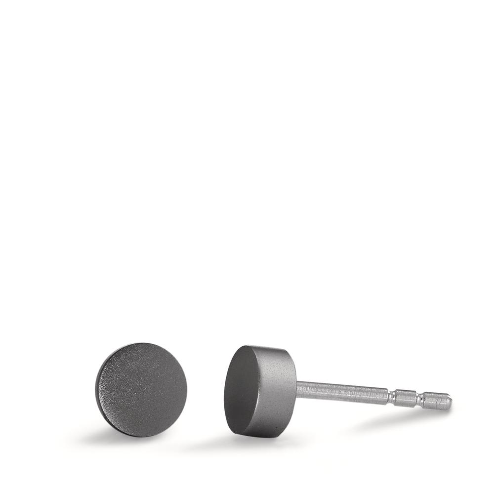 Ohrstecker Schlichte Damen Ohrstecker aus hochwertigem Edelstahl mit einer Aluminium-Oberfläche. Diese leichten, eleganten Accessoires sind ideal für den Alltag und besondere Anlässe. Robust, hautfreundlich und zeitlos im Design – ein Must-have für stilbewusste Frauen.