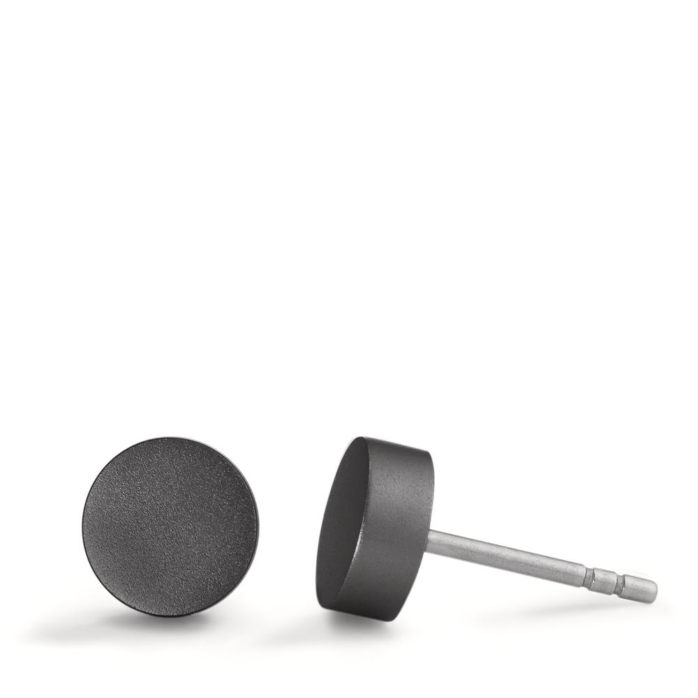 Ohrstecker Elegante Damen Ohrstecker aus hochwertigem Edelstahl und Aluminium. Das minimalistische Design in mattem Schwarz sorgt für einen modernen Look und passt zu jedem Outfit. Leicht, langlebig und hautfreundlich – der perfekte Begleiter für jeden Tag.