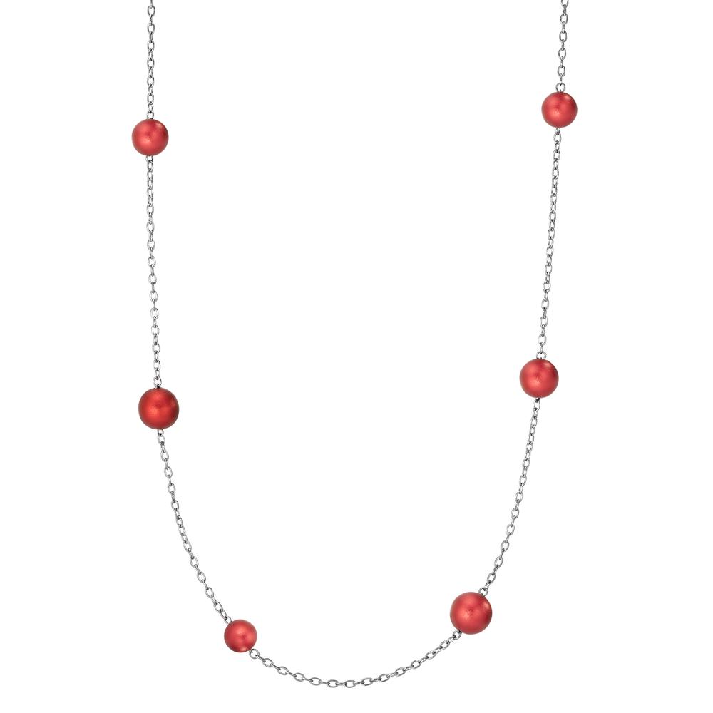 Collier Zum Vernaschen! Diese TeNo Candy Halskette aus Edelstahl punktet mit frischen Kugeln in Ruby Red. Schlicht, schnörkellos und gerade deshalb so grossartig. Ideal dazu passend sind die kugelrunden Carbonohrstecker Globe von TeNo Design, die es in verschiedenen Durchmesser gibt. 
