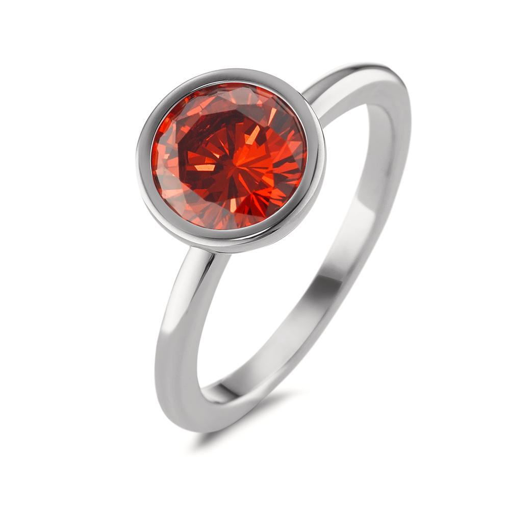 Fingerring Individuell und mühelos kombinieren: Der filigrane Ring schmiegt sich angenehm um den Finger und ist perfekt, um schlichte Outfits mit farblichen Akzenten aufzupeppen. Als bunter Eyecatcher mit funkelndem orangefarbenen Mandarine-Zirkonia kombiniert mit dazu passenden Joy Schmuckstücken von TeNo ergibt er ein stimmiges Bild voller Farbkraft. 