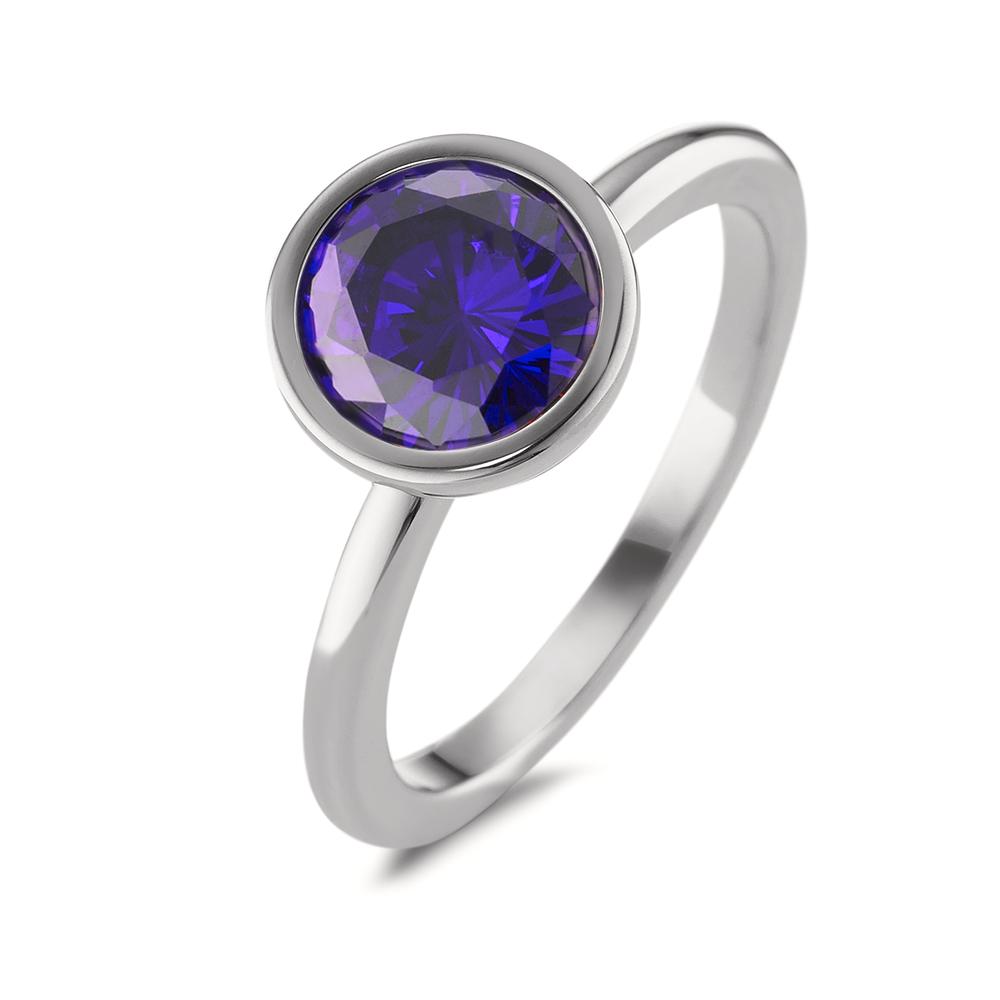 Fingerring Magisch, funkelnd und individuell: Hier trifft schlichtes Design auf zeitlose Eleganz. Der violettfarbene Gute-Laune-Ring kann als Solitäre getragen werden, ist aber auch beliebig zusammen mit anderen Ringen tragbar. Violett macht sofort gute Laune und und lässt sich dabei noch überraschend vielseitig kombinieren. Ob Ton-in-Ton oder mit kontrastreichen Farben - es entstehen immer wieder neue und ganz individuelle Looks. 