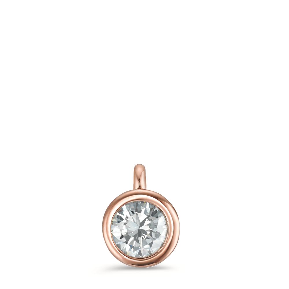 Anhänger Eleganter Damen-Anhänger aus hochwertigem Edelstahl in modischem Roségold. Funkelnder Zirkonia-Stein in der Mitte verleiht dem Schmuckstück zeitlose Schönheit und Glanz. Perfekt für jeden Anlass – stilvoll, robust und angenehm zu tragen. Ein Must-have für jede Frau.