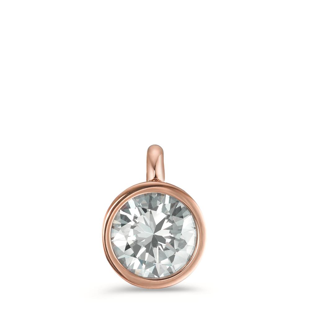 Anhänger Eleganter Damenanhänger aus hochwertigem Edelstahl mit funkelndem Zirkonia-Stein. Das zeitlose Design in Roségold verleiht jedem Outfit einen dezenten Glanz und sorgt für einen stilvollen Auftritt – ideal als Geschenk oder für den eigenen Schmuckkasten.