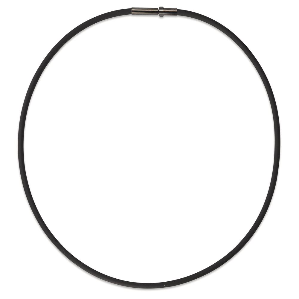 Collier Das Damen-Collier aus hochwertigem Silikon und Edelstahl besticht durch sein minimalistisches Design und hohen Tragekomfort. Robust, flexibel und allergikerfreundlich – das Schmuckstück ist ideal für den Alltag und verleiht jedem Outfit einen modernen, dezenten Akzent.
