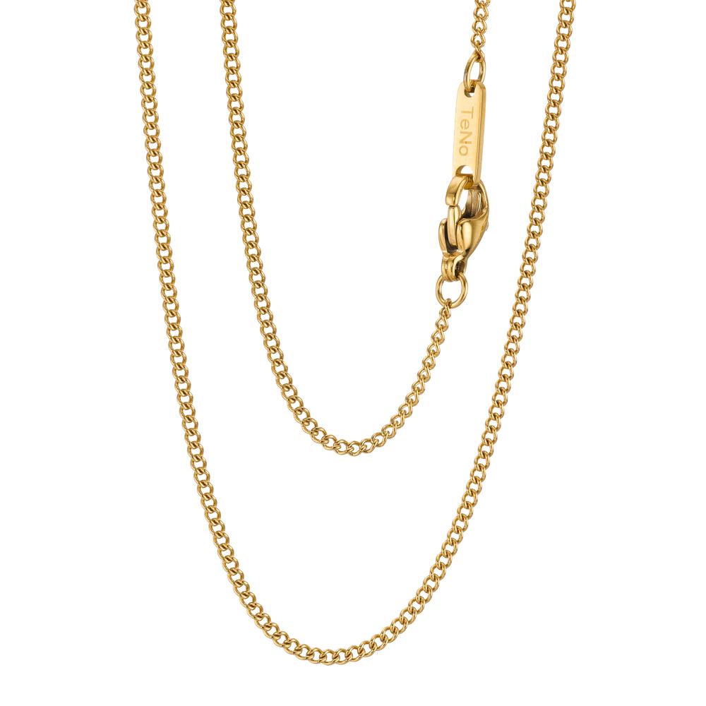 Halskette Diese elegante Halskette aus hochwertigem Edelstahl besticht durch ihr zeitloses Design und die goldene Farbe. Robust, hautfreundlich und pflegeleicht – perfekt für jeden Anlass. Ein stilvolles Accessoire, das zu jedem Outfit passt und lange Freude bereitet. 