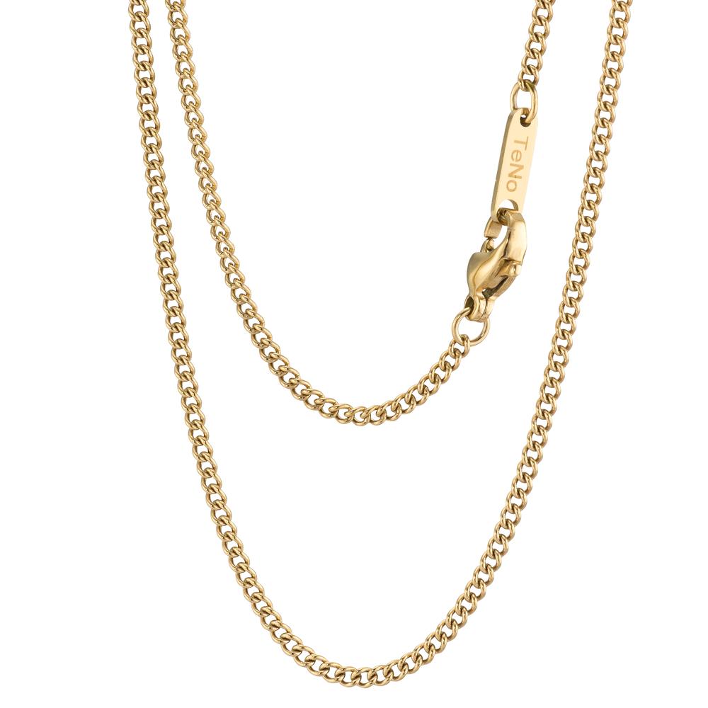 Halskette Stilvolle Halskette aus hochwertigem Edelstahl in elegantem Goldton. Robust, langlebig und hautfreundlich – perfekt für jeden Anlass. Das zeitlose Design mit Karabinerverschluss verleiht jedem Outfit eine edle Note. Ein Schmuckstück, das Eleganz und Alltagstauglichkeit vereint.