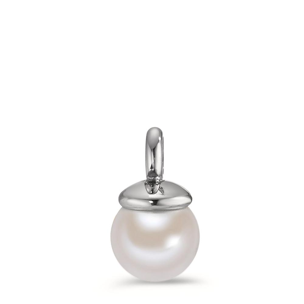Anhänger Eleganter Damen-Anhänger aus hochwertigem Edelstahl mit einer zarten, weißen Muschelperle. Der zeitlose Schmuck überzeugt durch seine schlichte Schönheit und passt perfekt zu jedem Outfit – ideal für besondere Anlässe oder den Alltag. Pflegeleicht und langlebig.