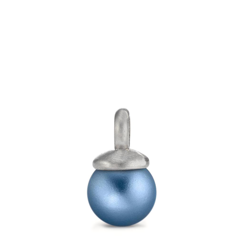 Anhänger Eleganter Damen-Anhänger aus hochwertigem Edelstahl und leichtem Aluminium. Der stilvolle Anhänger besticht durch seine moderne Kombination aus mattem Blau und silbernem Finish, ideal für jeden Anlass. Ein zeitloses Schmuckstück, das jedes Outfit veredelt.