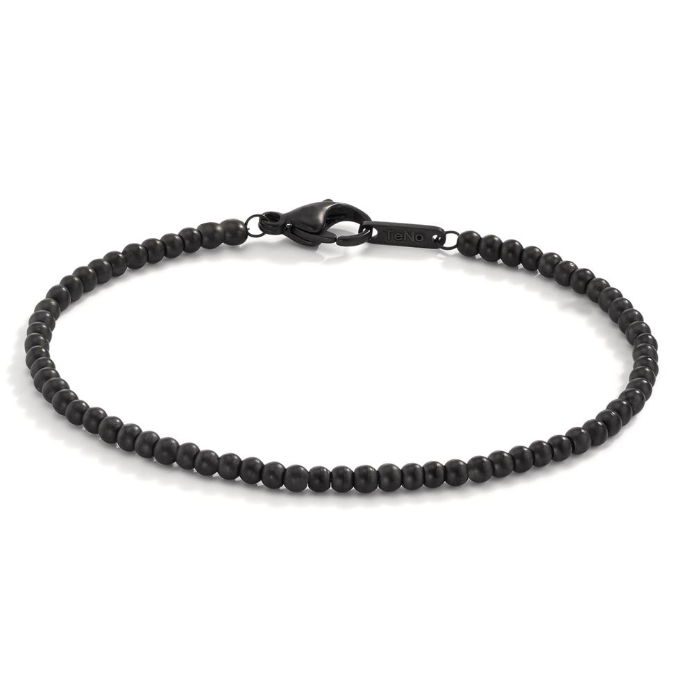 Armband Elegantes Herrenarmband aus schwarzem Edelstahl mit feiner Perlenoptik. Das zeitlose Design passt perfekt zu jedem Look und sorgt für einen stilvollen Akzent. Robuster Karabinerverschluss garantiert sicheren Halt für den täglichen Gebrauch. Ein modisches Accessoire für den modernen Mann.