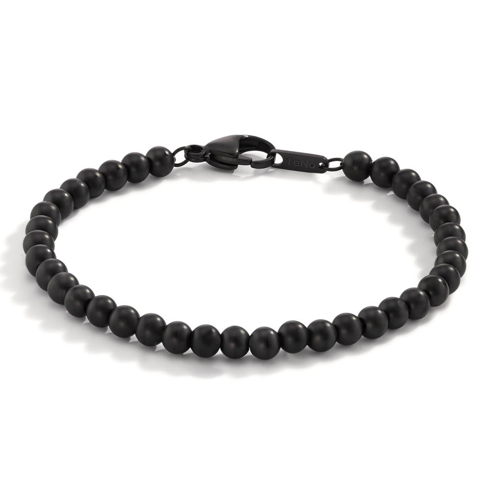 Armband Elegantes Herrenarmband aus hochwertigem, mattschwarzem Edelstahl. Die kugelförmigen Glieder und der sichere Karabinerverschluss sorgen für einen modernen und robusten Look. Perfekt für modebewusste Männer, die schlichte und zeitlose Accessoires lieben.