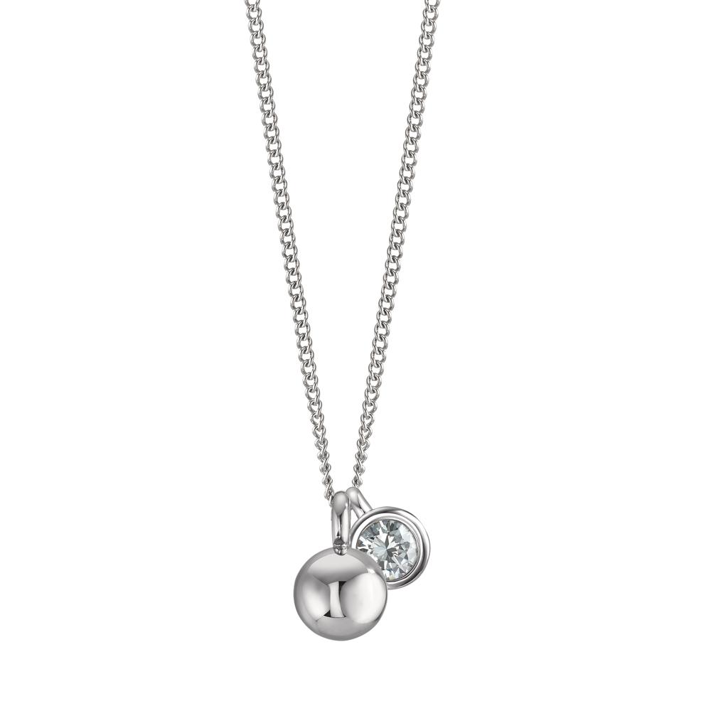 Collier Elegantes Damen Collier aus hochwertigem Edelstahl mit einem funkelnden Zirkonia-Anhänger. Zeitloses Design, das sich vielseitig kombinieren lässt – perfekt für jeden Anlass. Robuste Verarbeitung sorgt für langanhaltenden Tragekomfort und strahlenden Glanz. 595697,593939,595241