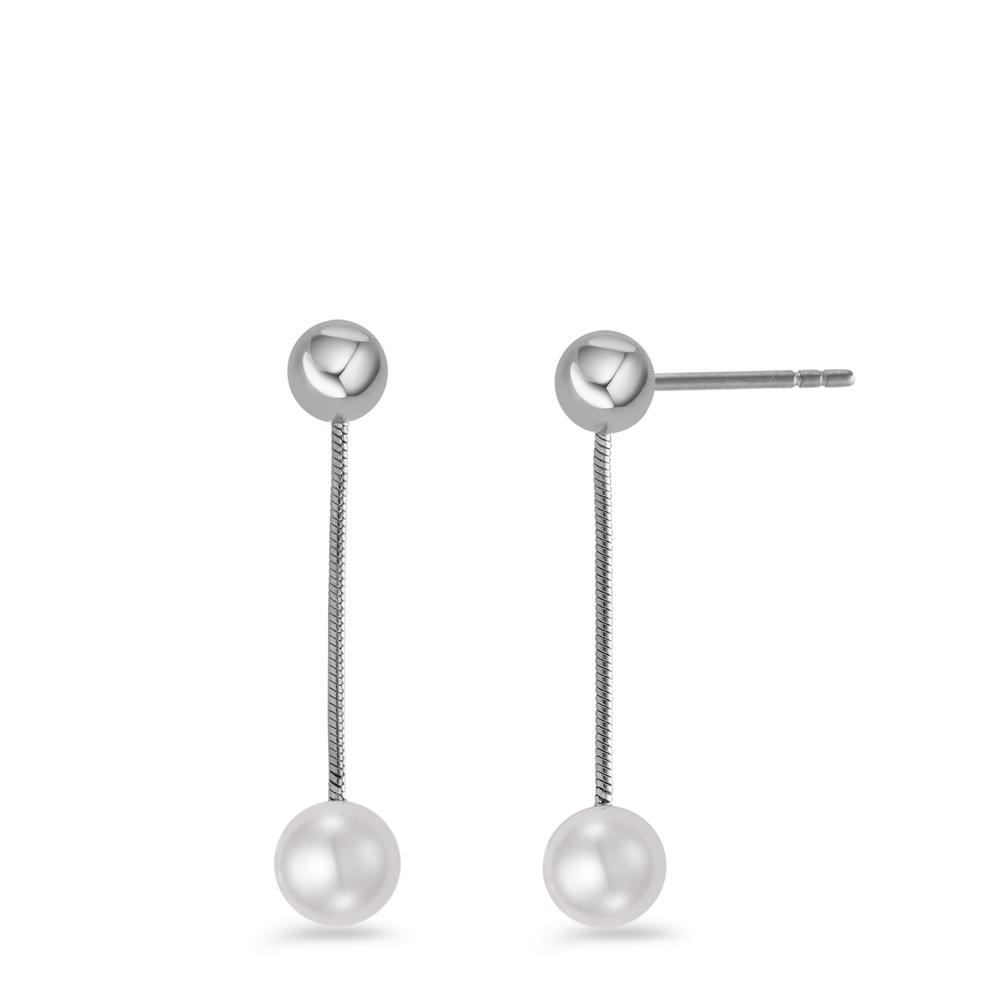 Ohrhänger Elegante Damen Ohrhänger aus hochwertigem Edelstahl mit feiner Kette und schimmernder Muschelperle. Das zeitlose Design verleiht jedem Outfit eine stilvolle Note und sorgt für angenehmen Tragekomfort. Perfekt für den Alltag oder besondere Anlässe.