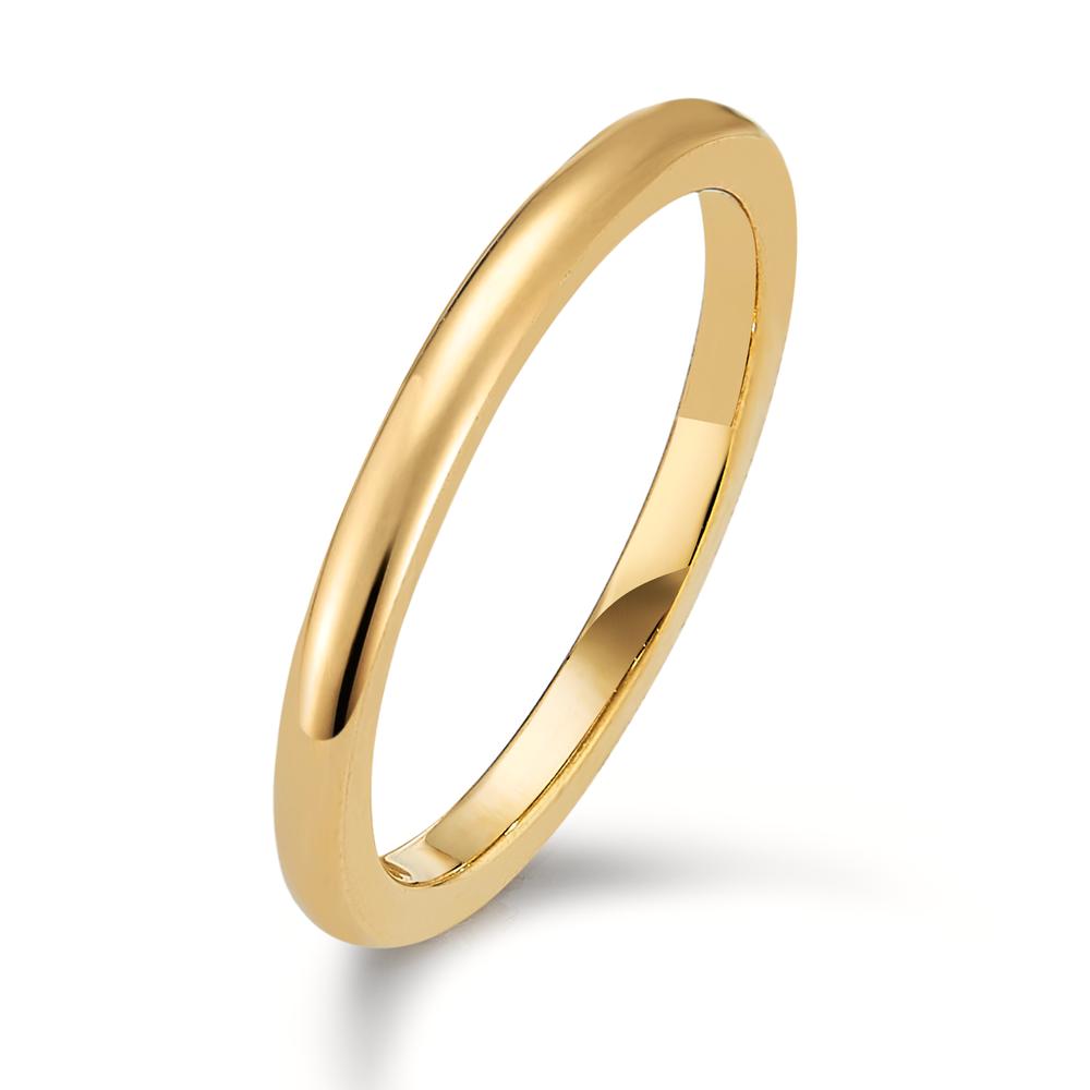 Beisteckring Der Pura Steckring Gold aus glänzendem Edelstahl ist ein tolles Basis Schmuckstück und eignet sich perfekt zu allen Stackings im Mix and Match mit anderen Ringen. Die 2 mm breite und hohe Ringschiene ergänzt alle TeNo-GLOBE Kugelringe und ARYA Designringe mit weissen Perlen zu einem neuen und täglich abwechslungsreichen Look. 