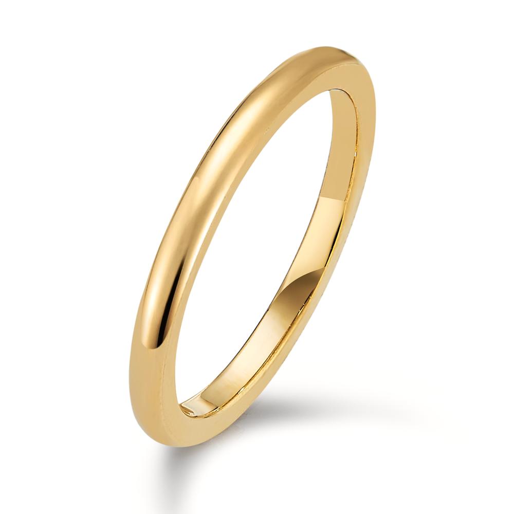 Beisteckring Eleganter Damen Beisteckring aus hochwertigem Edelstahl mit glänzender Goldbeschichtung. Schlichter und zeitloser Klassiker, perfekt geeignet zum Kombinieren mit anderen Ringen oder als dezentes Schmuckstück für jeden Tag. Hautfreundlich und langlebig.