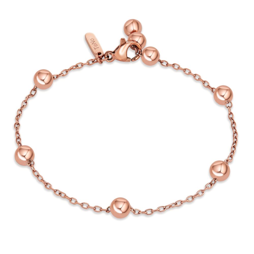 Armband Elegantes Damenarmband aus hochwertigem Edelstahl mit zarten Kugeln in edlem Roségoldton. Das filigrane Design verleiht jedem Outfit eine feminine Note und ist vielseitig kombinierbar. Perfektes Accessoire für Alltag und besondere Anlässe. Robust und langlebig.