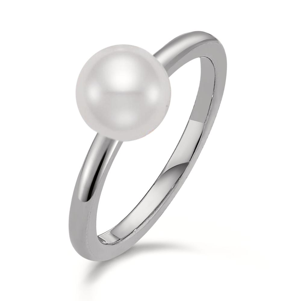 Fingerring Eleganter Damenring aus hochwertigem Edelstahl mit einer strahlenden Muschelperle als Blickfang. Das schlichte Design macht ihn zum perfekten Begleiter für jeden Anlass – zeitlos, stilvoll und angenehm zu tragen. Ein Must-have für Ihre Schmucksammlung!