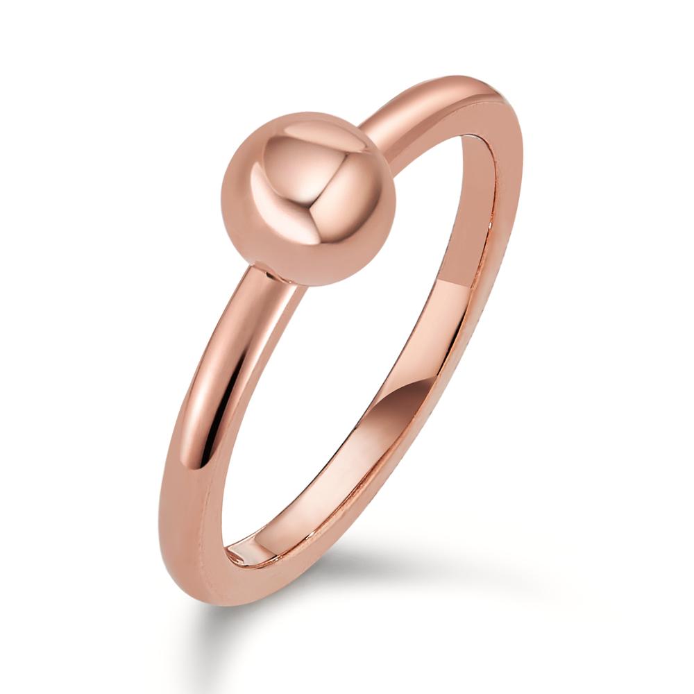 Fingerring Dieser stylische TeNo Kugelring Globe Rosé aus glänzendem Edelstahl bietet eine Vielfalt an Möglichkeiten zum Kombinieren. Ob einzeln getragen oder mit ARYA Pearl Ringen arrangiert, ergeben sich immer wieder neue und abwechslungsreiche Looks. Sehr markant und aussergewöhnlich schön wirkt dieser Ring auch im Mix & Match mit den Beisteckringen PURA aus nachtschwarzem Carbon. 