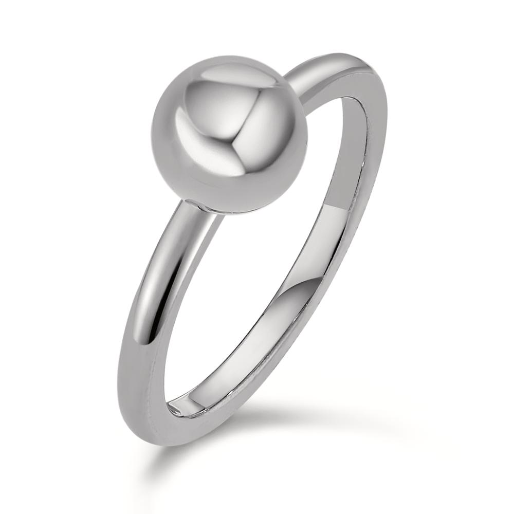 Fingerring Moderner Damenring aus hochwertigem Edelstahl mit polierter Kugel als Highlight. Zeitloses, elegantes Design für jeden Anlass, das sich vielseitig kombinieren lässt. Robust, langlebig und hautfreundlich – der perfekte Alltagsschmuck für stilbewusste Frauen.