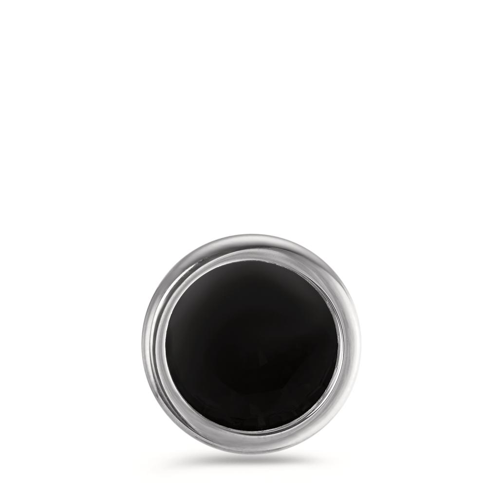 Anhänger Eleganter Damen-Anhänger aus hochwertigem Edelstahl mit edlem schwarzen Einsatz. Zeitloses Design, das zu jedem Outfit passt und vielseitig kombinierbar ist. Robust, pflegeleicht und hautfreundlich – das perfekte Schmuckstück für jeden Tag und besondere Anlässe.