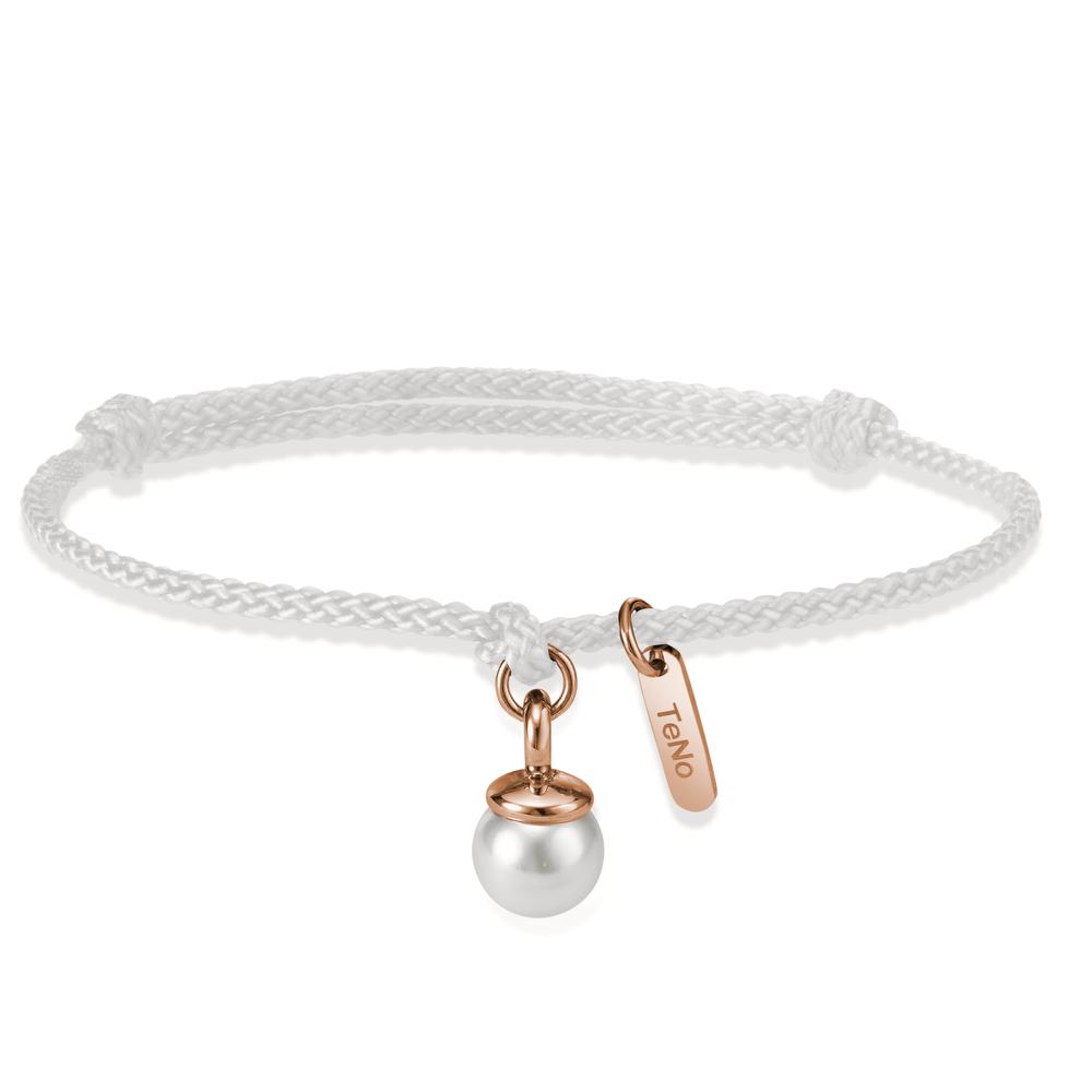 Armband Unaufgeregt, dezent und minimalistisch: Dieses Pearl Drop Armband Arya von TeNo ist ein stylisher Begleiter für das ganze Jahr. Der roséfarbene Charm-Anhänger mit weisser Muschelperle ist stets ein edler Hingucker und ideal zu jedem Look und Style kombinierbar. 