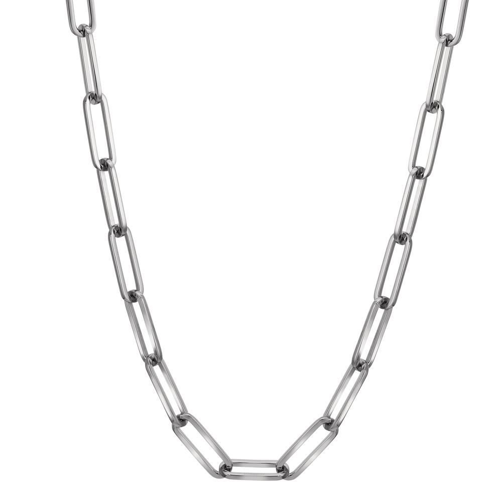 Collier Die TeNo Soho Silver Kette aus Edelstahl überzeugt als stilsicherer Eyecatcher und besticht mit ihren aufwendig handpolierten Kettengliedern die sich zu einem minimalistischen und dennoch auffälligen Stil zusammenfügen. Die markante Kette ist weder zu klein um sie alleine zu tragen noch zu klobig um sie auch zusammen mit anderen Halsketten zu kombinieren. 