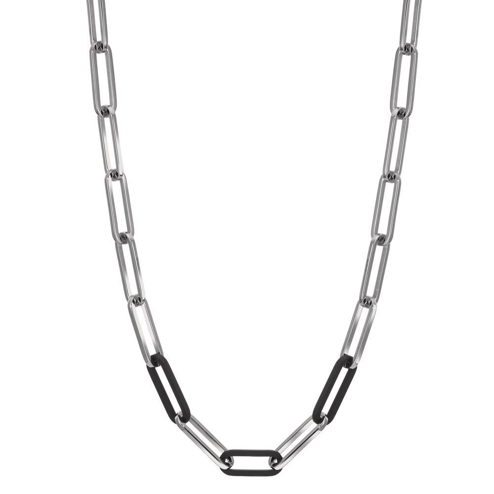 Collier Zeitgemäß, gradlinig und urban: Mit ihrem minimalistischen Stil und ihrer raffinierten Schlichtheit beeindruckt die TeNo Soho Chain aus glänzendem Edelstahl mit ultraleichtem matten Carbon durch starke Identität. Inspiriert vom gleichnamigen New Yorker Szene- und Künstlerviertel der 1960 er Jahre steht die für Soho so typische Architektur aus arkadenförmig gestalteten Fensterrahmen für einen charaktervollen und zeitlosen Stil. 