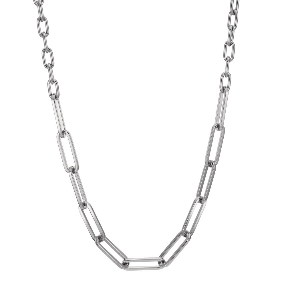 Collier Das TeNo Soho Silver Edelstahlcollier überzeugt als stilsicherer Eyecatcher und besticht mit ihren aufwendig handpolierten Kettengliedern die sich zu einem minimalistischen und dennoch auffälligen Stil zusammenfügen. Die markante Kette ist weder zu klein um sie alleine zu tragen noch zu klobig um sie auch zusammen mit anderen Halsketten zu kombinieren. 