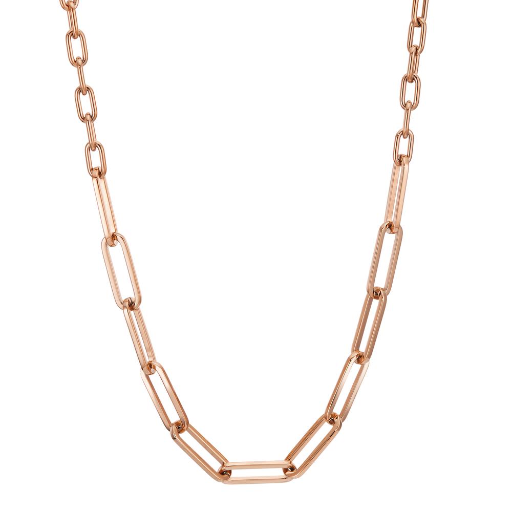 Collier Das TeNo Soho Rosé Edelstahlcollier überzeugt als stilsicherer Eyecatcher und besticht mit ihren aufwendig handpolierten Kettengliedern die sich zu einem minimalistischen und dennoch auffälligen Stil zusammenfügen. Die markante Kette ist weder zu klein um sie alleine zu tragen noch zu klobig um sie auch zusammen mit anderen Halsketten zu kombinieren. 