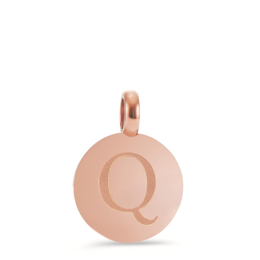 Anhänger Für ein stilvolles Schmuck Styling mit persönlichen Initialen ist dieser roséfarbene TeNo-Coin-Anhänger wie geschaffen. Ob als Geschenk für einen lieben Menschen oder für sich selbst glänzt der Anhänger mit dem Buchstaben Q wunderschön an allen Ketten und Armbändern. Die massive Öse passt an alle Verschlüsse mit einem Durchmesser kleiner als 3,0 mm. 