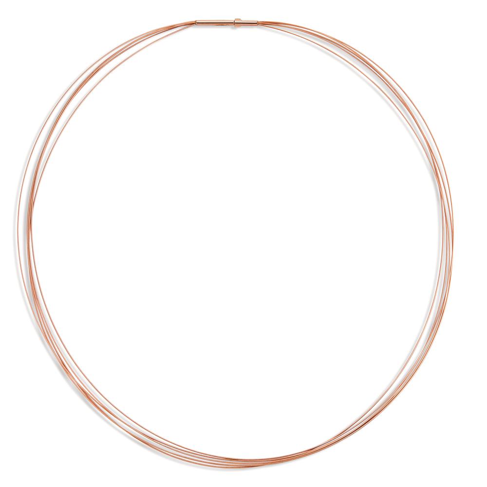 Collier Dieses elegante Damen-Collier aus hochwertigem Edelstahl besticht durch sein minimalistisches Design und die roségoldene Farbe. Leicht und robust zugleich, ist es der ideale Begleiter für jeden Anlass und verleiht Ihrem Outfit eine zeitlose, moderne Note.
