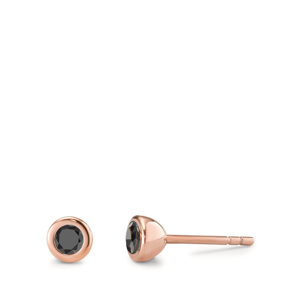 Ohrstecker Nachtschwarz, dezent und zierlich: Diese Ohrstecker aus roségoldfarbenem Edelstahl mit elegant schimmernden Zirkonia in Ultra Black stehen für klare Formen und schlichte Eleganz, die ihresgleichen sucht. Bei JOY von TeNo werden ausnahmslos hochwertige Materialien wie antiallergener Edelstahl sowie Echtgold-IP Beschichtungen verwendet.  