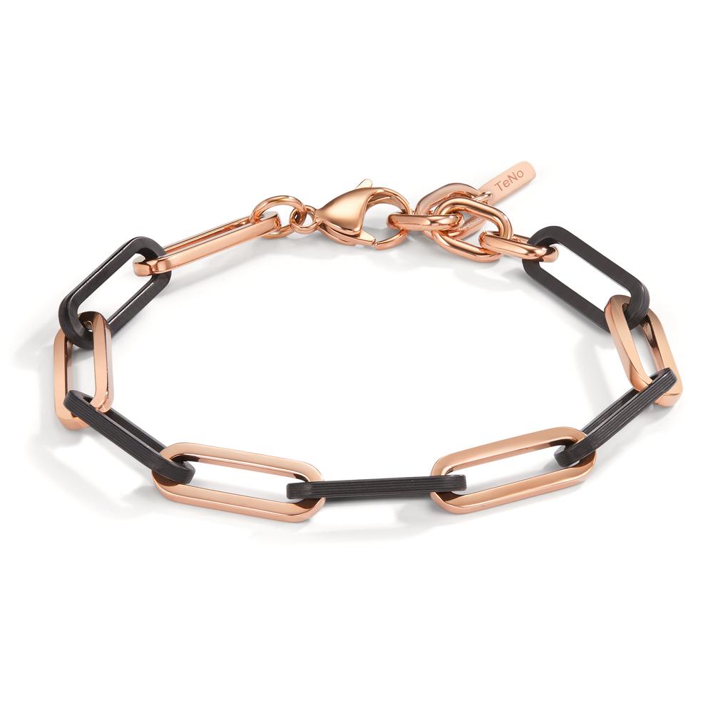 Armband Unkonventionell, zeitlos und langlebig: Mit dem Soho Armband Rosé aus Edelstahl und Carbon sind Liebhaber des klassischen Minimal Chics mit wenig Aufwand schnell gestylt. Das klare, unaufgeregte Design und die hochwertige Verarbeitung dieses Armbands lässt flüchtige Trends unserer Zeit überdauern. Erhältlich in den Farben Silber, Roségold sowie Gold. 