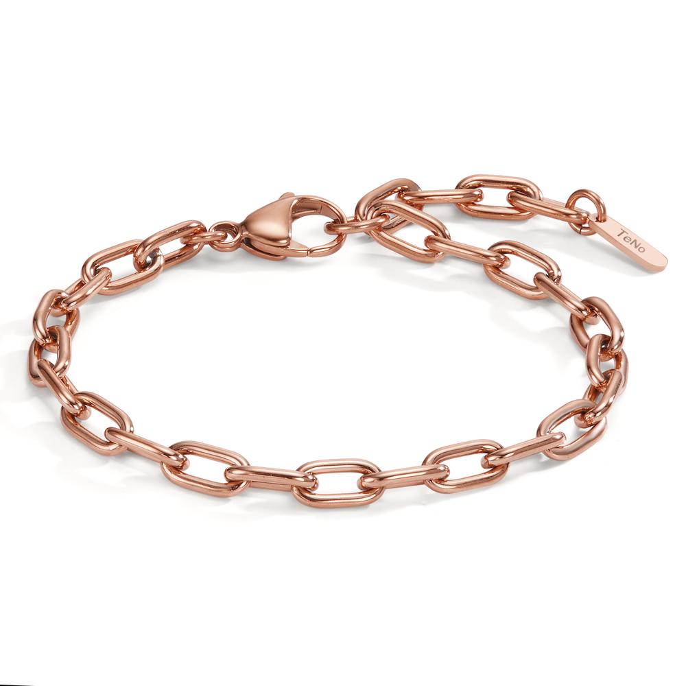 Armband Dieses elegante Damenarmband aus hochwertigem Edelstahl besticht durch sein modernes Roségold-Finish. Die feinen, länglichen Glieder verleihen dem Schmuckstück einen zeitlosen und zugleich trendigen Look. Perfekt für jeden Anlass und vielseitig kombinierbar.