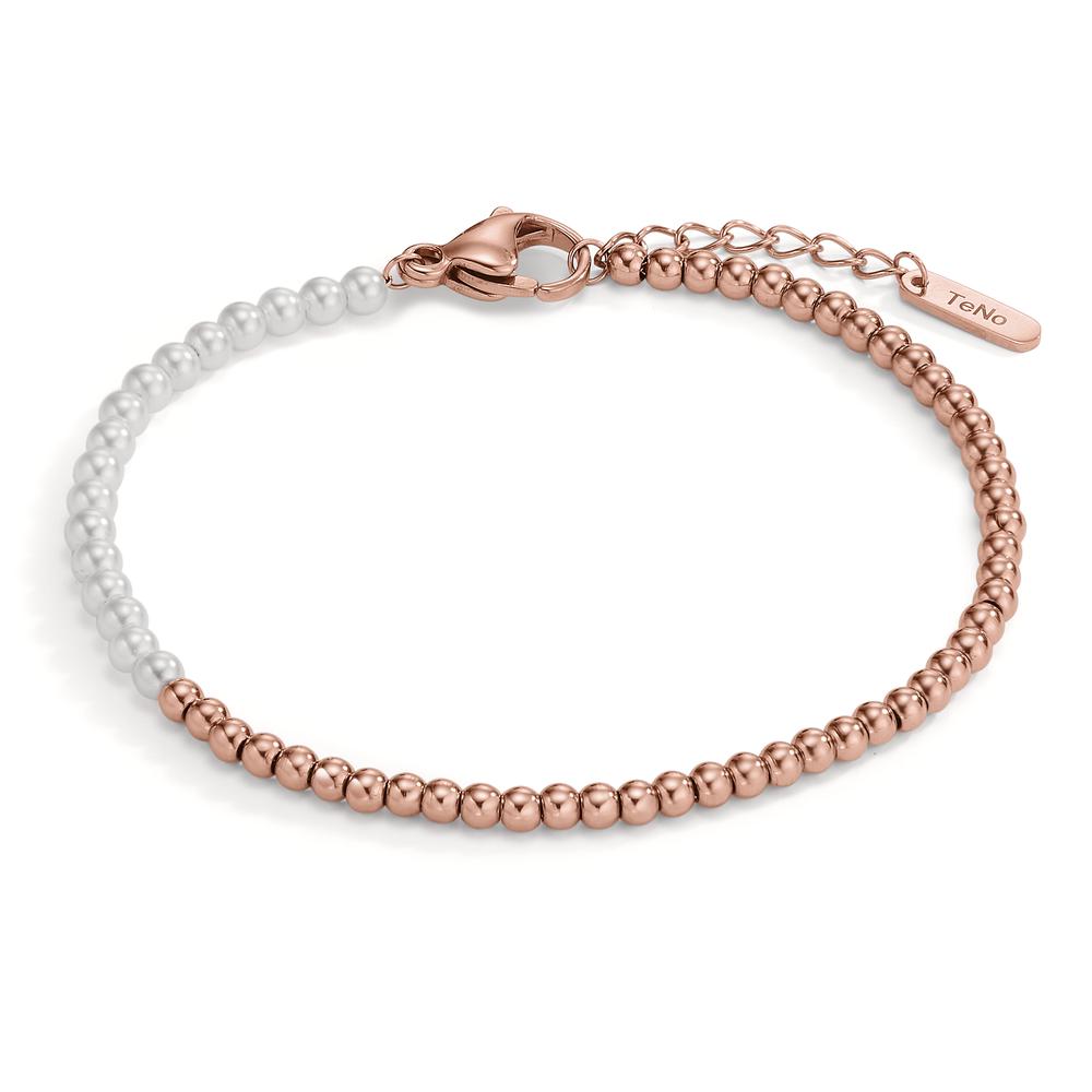 Armband Minimalistisch und lässig mit romantischen Twist: Das Miyako Pearl Bracelet Rosé ist ein verlässliches Essential für vielseitige Layering Looks. Das elegante Duo aus echten Muschelperlen und feinen Kügelchen aus glänzendem Edelstahl macht es zu einem Accessoire, das jeden Look im Handumdrehen stilsicher aufwertet. Erhältlich in den Farben Silber, Rosé und Gold. 