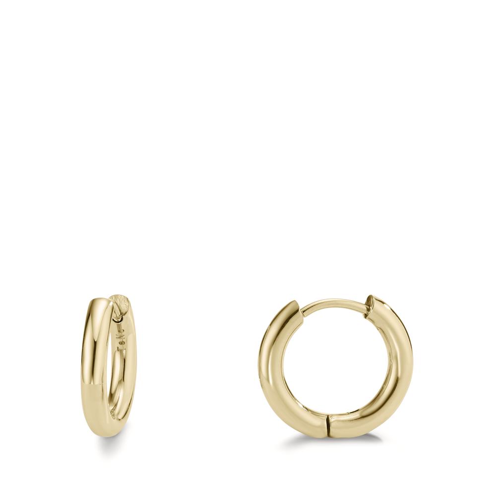 Klappcreolen Zeitlose Damen Klappcreolen aus hochwertigem Edelstahl mit edlem Goldfinish. Die kleinen, runden Creolen überzeugen durch ihr schlichtes Design und sind vielseitig kombinierbar – perfekt für jeden Tag und besondere Anlässe. Hautfreundlich und langlebig.