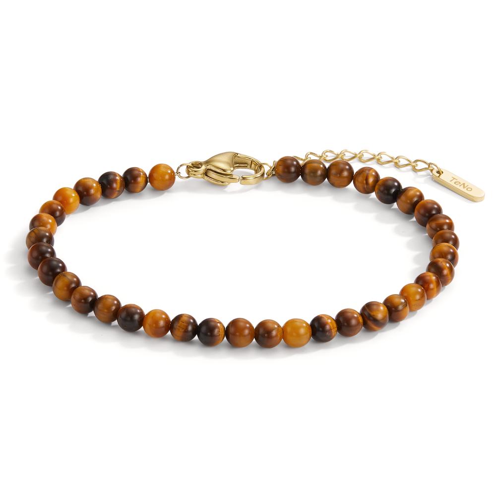 Armband Elegantes Damenarmband aus hochwertigem Edelstahl mit natürlichen Tigerauge-Perlen. Das zeitlose Design vereint edle Goldakzente und warme Braun- und Gelbtöne. Verstellbare Länge für perfekten Sitz – ideal für jeden Anlass und stilbewusste Frauen. Ein Schmuckstück voller Ausstrahlung.