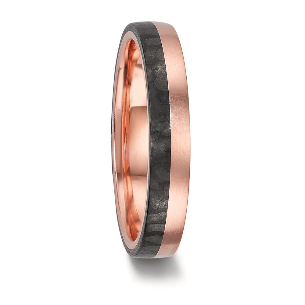 Partnerring Moderner Herren-Partnerring aus 750er Rotgold mit edlem Carbon-Inlay. Die Kombination aus warmem Rotgold und maskulinem Carbon verleiht dem Ring einen einzigartigen Look. Perfekt für stilbewusste Männer, die zeitlose Eleganz und sportlichen Charme lieben. 50013/001/000/7N59